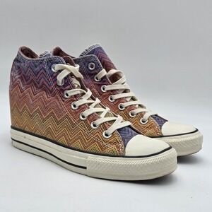 Converse x Missoni Chuck Taylor All Star Lux Mid Hidden Wedge Multi Women's 9